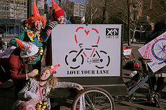 Love Your Lane Sign Bike by Peter Meitzler